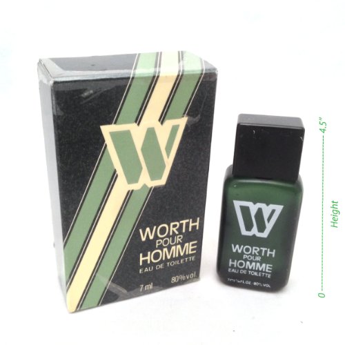 Worth Pour Homme Miniature Bottle 7ml Splash By Worth Parfums
