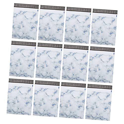 TOGEVAL 50 unidades de bolsas de mármore boutique de correspondência autopadrão selo logístico entre