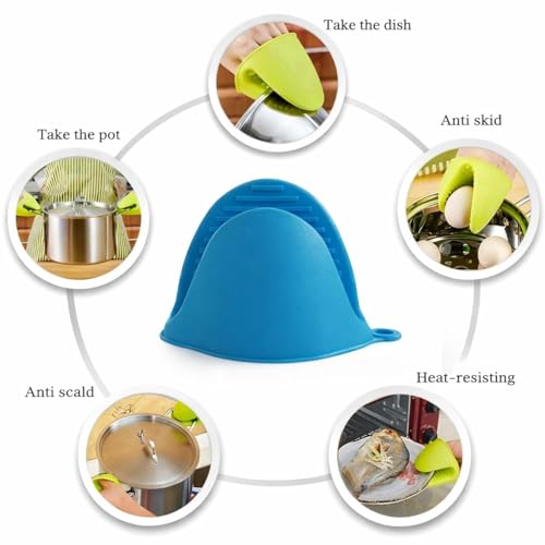 Image of Air Fryer Accessories Combo Kit - Silicone Air Fryer Liners Set, 200ml Oil Spray Bottle, Silicone Brush, Spatula & Heat Resistant Grip | Reusable Non-Stick Air Fryer Kitchen Tools (10 pcs)