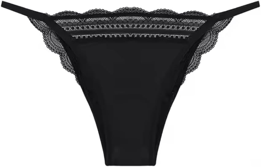 Malibu Period Underwear: Full Coverage, Leak-Proof, Moderate Absorbency, Lace Hip Strap