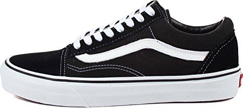 Vans Vans Unisex Old Skool Skate Shoe (5 D(M), Black/White)