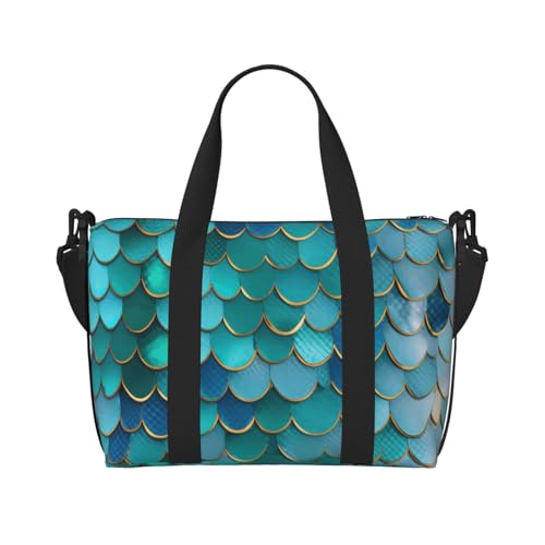 Sac de voyage léger homme femme bagage cabine écailles de sirène