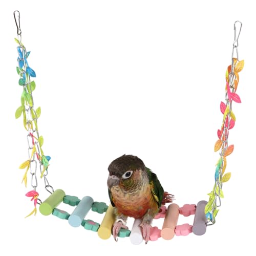 Bird Swing for Cage Branch Swing Suspending Parrot Toy Household Bird Toy Bite-Resisting Parrot Toy for Lovebird Conure Budgie Quaker Suspending Toy