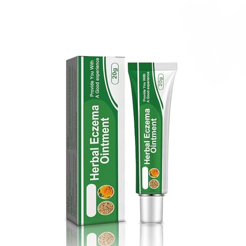 Crema para eccema,Crema antipicazón- 20g, Fórmula Suave,Fresco y cómodo,para Psoriasis, Eczema, Dermatitis y Piel Seca, unisexo