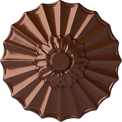 Image of Ekena Millwork Shakuras Ceiling Medallion, Copper Penny