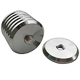 SHARROW Archery Stabilizer Weight Counterweight Bow Stabilizers Balance Bar Rod End Damper for Recurve Bow and Compound Bow (Silver)