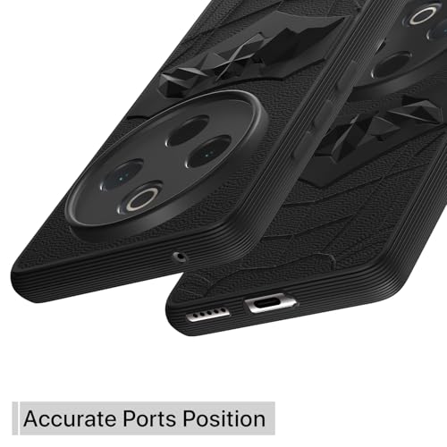Image of Outlouders Back Cover for Vivo T4 5G / iQoo Z10 5G | Stylish | Scratchproof | Soft Silicone | Shockproof |Enhanced Camera Lens Protection Bumper Case (Black)