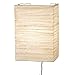 Wallniture Asian Wall Lamp with Toggle Switch Handmade Rice Paper Cream 2 25 Watt Chandelier Bulb Included ...