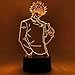 Otaku Lamps Jujutsu Kaisen - Satoru Gojo (Hidden Inventory) Anime Night Light, 16 Color RGB LED – Gift for Otaku