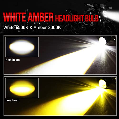 Image of OBEROI'S TRADERS H4 LED Headlight Fog Lamp Projector Lens Universal for Bike and Car Fog Light, Dash Light Motorbike, Car Xenon (Pack of 1)(H4 LENS W /Y)