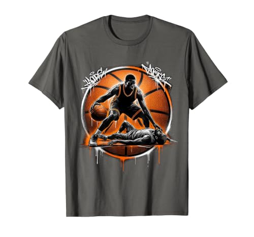 Basketball Crossover Graphic Tee Men 3X-Large Asphalt Grey