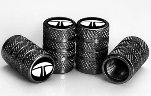 Image of CONTACTS Compatible with Ta-Ta - 4pcs Universal Car Tire Valve Stem Caps, Aluminum Air Dust Cover, Auto Wheel Accessories