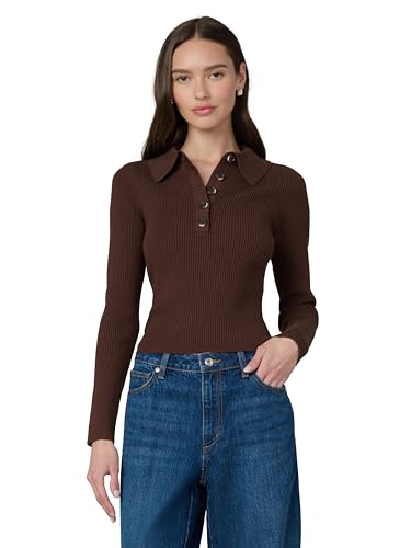 Joe's Women's The Lisa Polo Long Sleeve Sweater