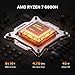 BOSGAME P5 Mini PC 11 Pro Ryzen 7 6800H Light Gaming Desktop Computers, WiFi 6E, BT 5.2, 32GB DDR5, 512GB NVMe 2280 SSD