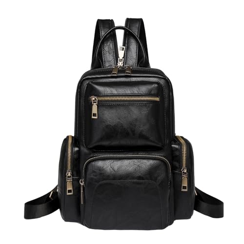 Sac à bandoulière en cuir PU pour femme au design épuré