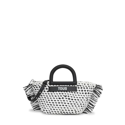 TOUS Dora, Bolso de Mano para Mujer, Negro