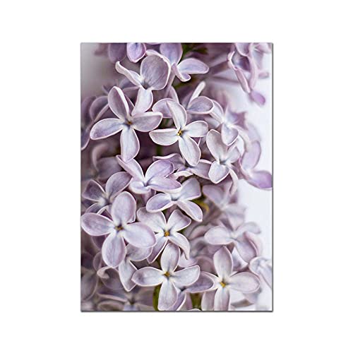 Affiche Botanique Violette Scandinave 40x60cm Tableau Toile Murale - 3