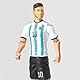 Megableu Fußballfigur Messi – 20 cm – große Fußballfigur realistisch & beweglich – offizielles Lizenzprodukt – 10 Gelenkpunkte – Spielzeug Fußball Argentinien – Geschenkidee für Fans Messi