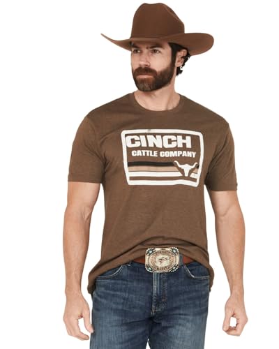 Cinch Men's Brown Cattle Company Short Sleeve T-Shirt