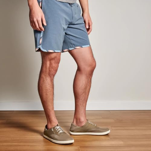 Image of OluKai Nohea Moku Men's No Tie Boat Shoes, Breathable & Quick Dry Mesh, Effortless Design & Barefoot Wearability, All-Day Comfort & Support