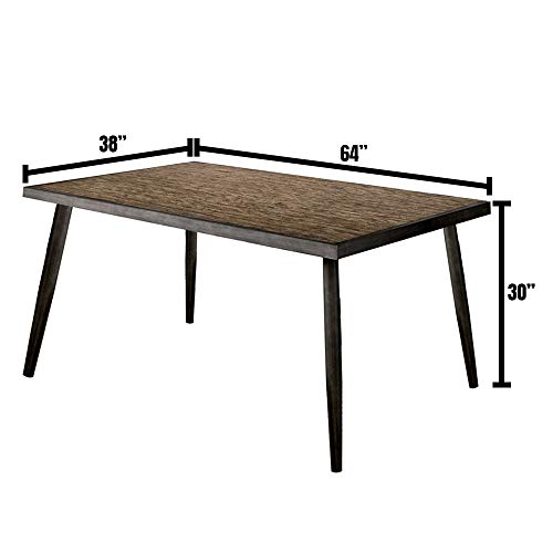 William's Home Furnishing CM3360T Vilhelm I Dining Table, Gray
