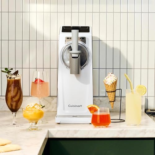 Image of Cuisinart ICE-200IN 6-in-1 Slushy & Soft Serve Maker, Built-In Compressor Ice Cream Machine, Makes Soft Serve, Slushies, Sorbet, Frozen Yogurt, Frappes & Frozen Drinks, 1.7 Quart Capacity