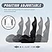 2 Pieces Universal Racing Seats with Dual Lock Sliders, 1 Pair PVC Leather Bucket Seats for Cars, Adjustable Car Seats, Driver and Passenger Side (Black 12)