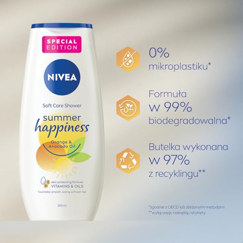 Nivea Summer Happiness Shower Gel Pe¿Ující Sprchový Gel 250ml - vue 9