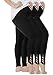 Produktbild Vertvie Umstandsleggings Damen Schwangerschaft Hosen Weiche Stretch Umstandsmode Leggings mit Spitzenabschluß Hollow(3 schwarz, XL)