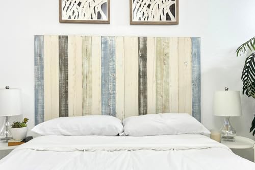 Barn Walls Solid Wood Headboard King Size Farmhouse with Smooth Natural Wood Grain, Handcrafted Wall-Mounted Panel Head Board, Adjustable Height, Modern Farmhouse Bedroom, Built to Last Barn Walls Solid Wood Headboard King Size Farmhouse with Smooth Natural Wood Grain, Handcrafted Wall-Mounted Panel Head Board, Adjustable Height, Modern Farmhouse Bedroom, Built to Last