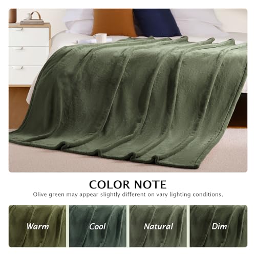 BEAUTEX Manta de Lana Tipo Throw para Sofá Cama Suave y Acogedora miniatura 4