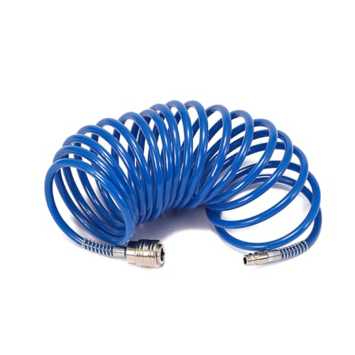 POWER AERO NOVIA Druckluft-Werkzeug-Set, 6-teilig, pneumatisches Kompressor-Zubehör, Werkzeug (dunkelblau), NV6PIECE-DARK BLUE