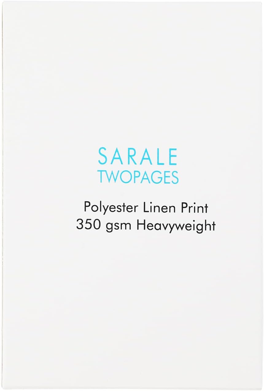 TWOPAGES Sarale Series Linen Print Curtain Fabric Sample Book Swatches