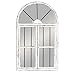 Deco 79 Wood Window Mirror, 42 by 25