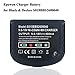 9.6V-18V Battery Charger Compatible with Black and Decker 18V 14.4V 12V 9.6V NiCad & NiMh Battery HPB18 HPB18-OPE 244760-00 HPB14 HPB12 HPB96 A1718 FS18FL FSB18