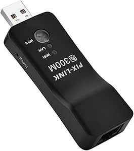 Fast Setup Stable Connection USB TV Wi-Fi Dongles Adapter Compact ABS ...