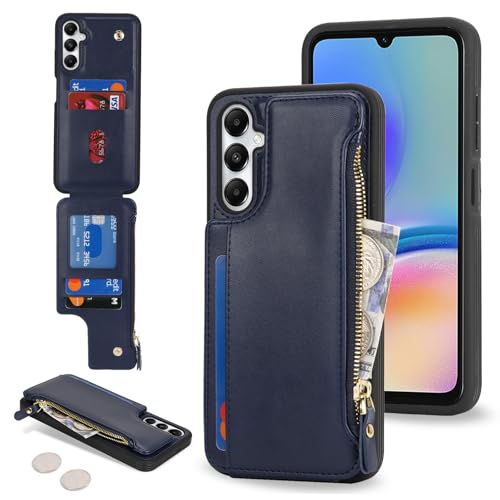 Cavor for Samsung Galaxy A05S Phone Case Wallet, Blue