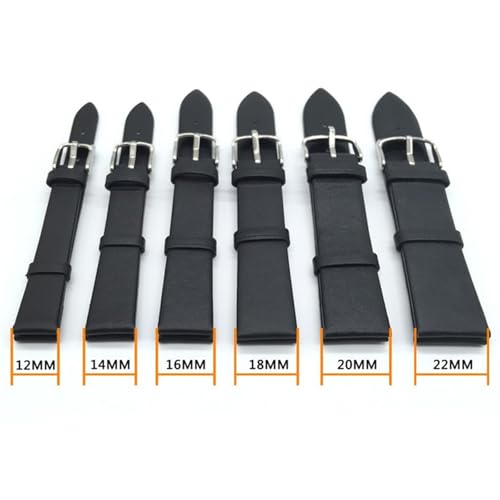 Correas de reloj de cuero genuino ideales para oficina y eventos sociales elegantes 6