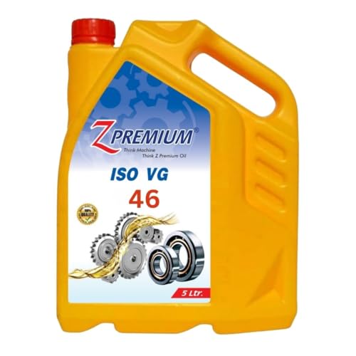 Image of ZPremium Hydraulic Oil 46 Grade | High-Performance Industrial & Automotive Hydraulic Fluid | Smooth System Operation Superior Lubrication & Wear Protection | 5 Ltr Pack of 1