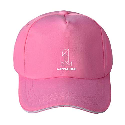 Photo de ALTcompluser Kpop Blackpink EXO Seventeen Baignoire One Unisexe Casquette de baseball Hip Hop Casual Réglable Chapeau de camionneur (Blackpink Rose), Rose