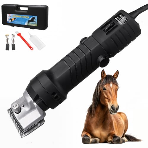 Tondeuse électrique pour chevaux 690W et bétail à 6 vitesses