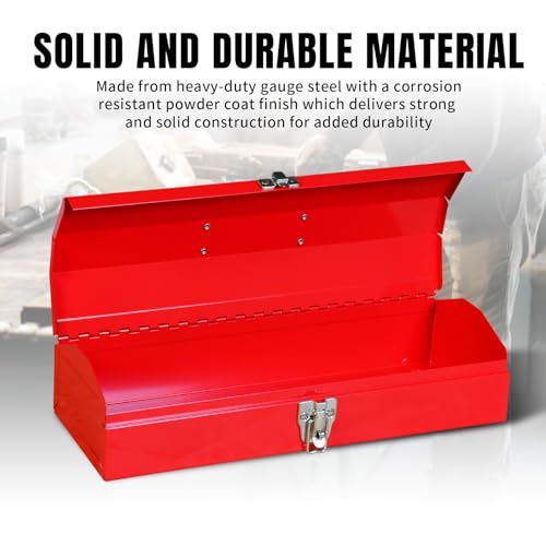 BIG RED TB102 Torin 40,64 cm Estilo Telhado Portátil Caixa de Ferramentas de Aço com Fecho de Metal
