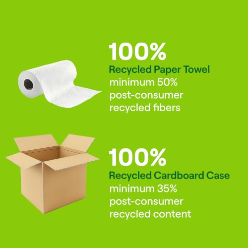 Image of Seventh Generation Paper Towels, 100% Recycled Paper, 2-ply, 24 Rolls (Packaging May Vary)