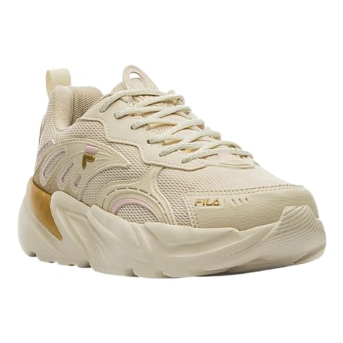 Tenis Fila Street Fit 2 Feminino,Bege/Dourado/Rosa,39