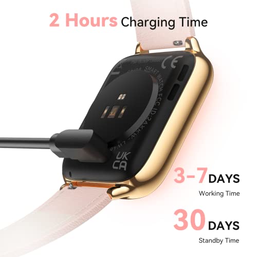 Parsonver Smart Watch (Answer/Make Calls), 1.7” Fitness Tracker Watch With Bluetooth Dial Calls/Heart Rate/Sleep Monitor/Pedometer, Ip68 Waterproof Watch For Android Phones And Iphone For Women #TOP7