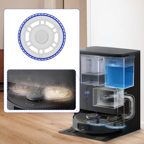 Image of Mop Pad Plate Accessories for Ecovacs Deebot T30 Pro Omni /T30 Pro /T30 Max /T30S /T50 /N30 PRO /N30 OMNI / N30 PRO OMNI /Yeedi M12 Pro+ Vacuum Cleaner - Board Holder Replacement Part Attachment
