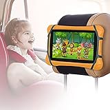 Tablet Holder for Car Back Seat Multi-Angle iPad Car Holder Backseat Kids Tablets Car Mount with Anti-Slip Strap Fits All 7-10.5 inch Tablets, Nintendo Switch,IPad Mini,Galaxy (Black)