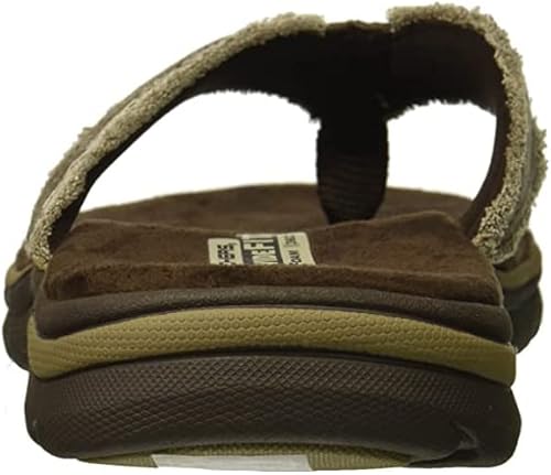Vista 2 de Skechers Men's Relaxed Fit Supreme Bosnia Sandal Chocolate