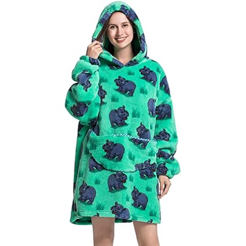 ZAJIO Decke Hoodie Tragbar Oversized Kapuzen-Sweatshirt Cover