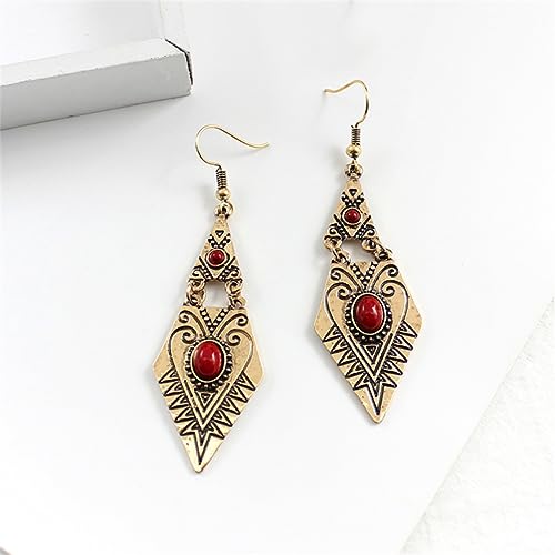 CHUNYANAN Bohemian Ethnic Retro Style Gold Tassel Dangle Drop Earrings For Women personalized Mexico Gypsy Dangle Earrings Jewelry4
